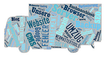 Website Umzug (Quelle: tagxedo.com)
