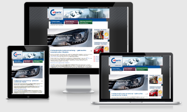 Responsive Unternehmenswebsite Callparts Recycling GmbH