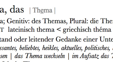 Thema – Symbolbild
