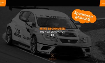 Sponsoring-Seite für Mike Beckhusen