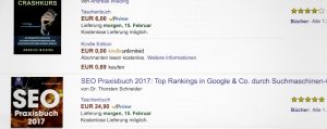 Amazon SEO Ranking Faktoren